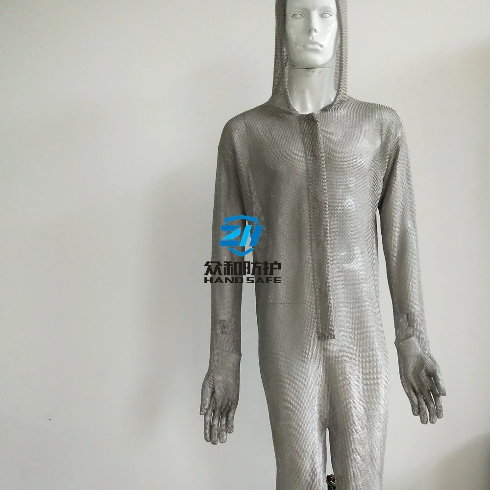 OEM حجم الفولاذ المقاوم للصدأ سلسلة البريد طعنة وبدلة ملابس مقاومة للقطع