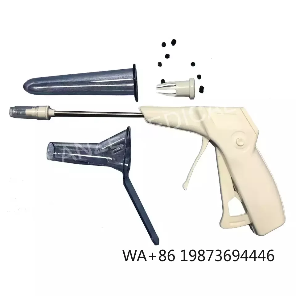 

Disposable multi-band hemorrhoid ligation kit with matching anoscope for anorectal minimally invasive treatment