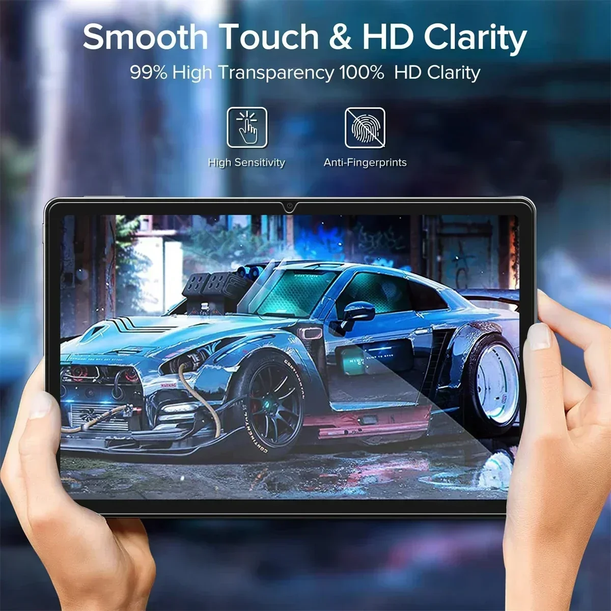 Tempered Glass for Xiaomi Redmi Pad SE Anti-Scratch Bubble-Free 9H Hardness  Screen Protector Film with Rear Camera Protector