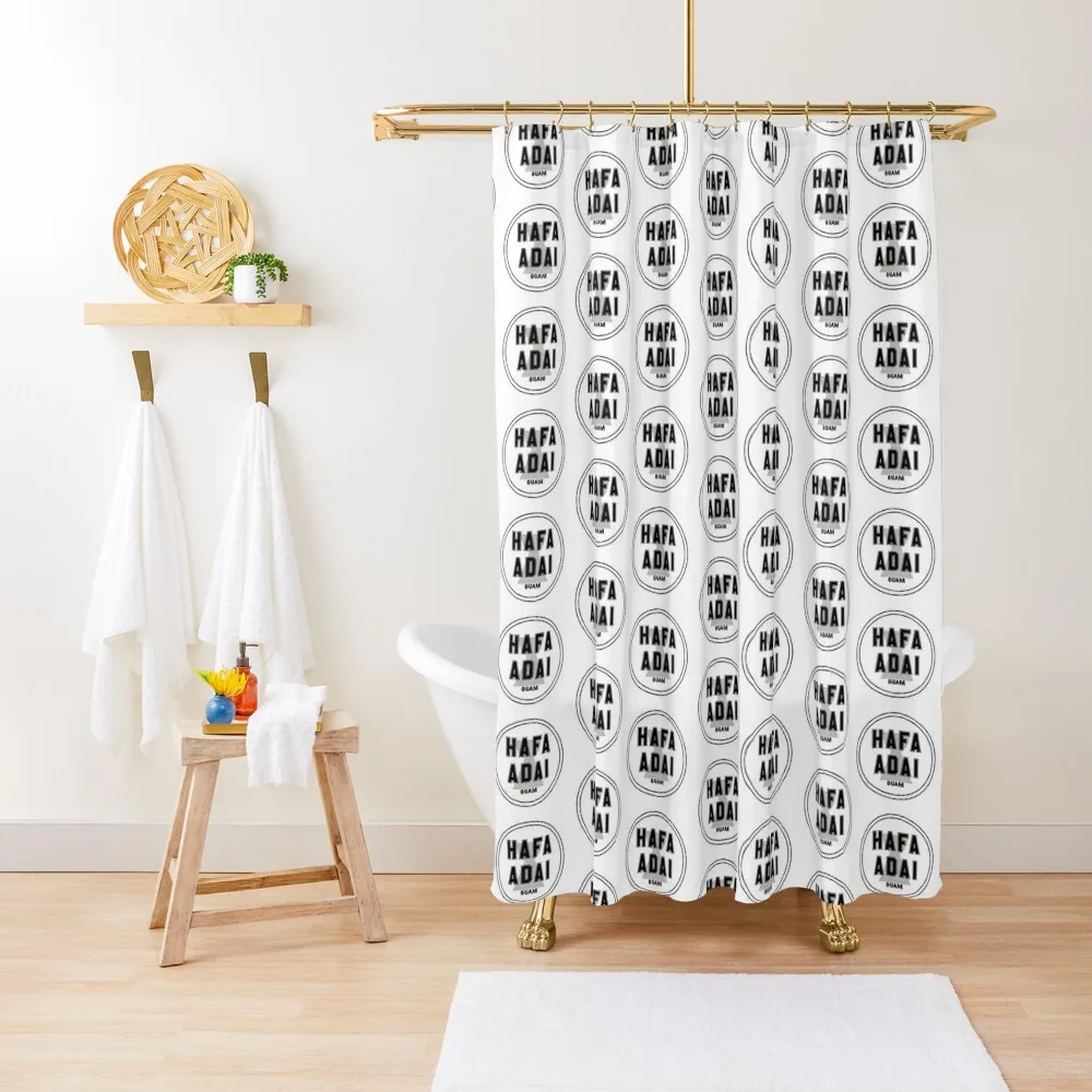 

H.A Circle Shower Curtain Bathroom Fabric Waterproof Fabric Shower Shower Set Bathroom Accessory Curtain