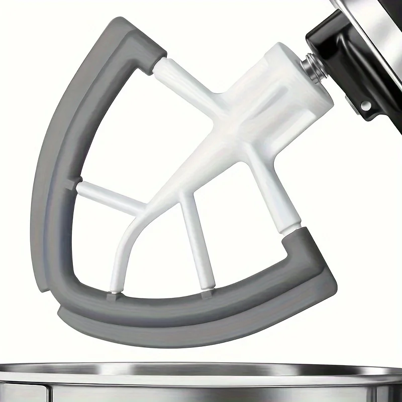 Flex Edge Beater For KitchenAid Tilt-Head Stand Mixer, 4.5-5 Quart Flat Beater Paddle With Flexible Silicone Edges Bowl Scraper