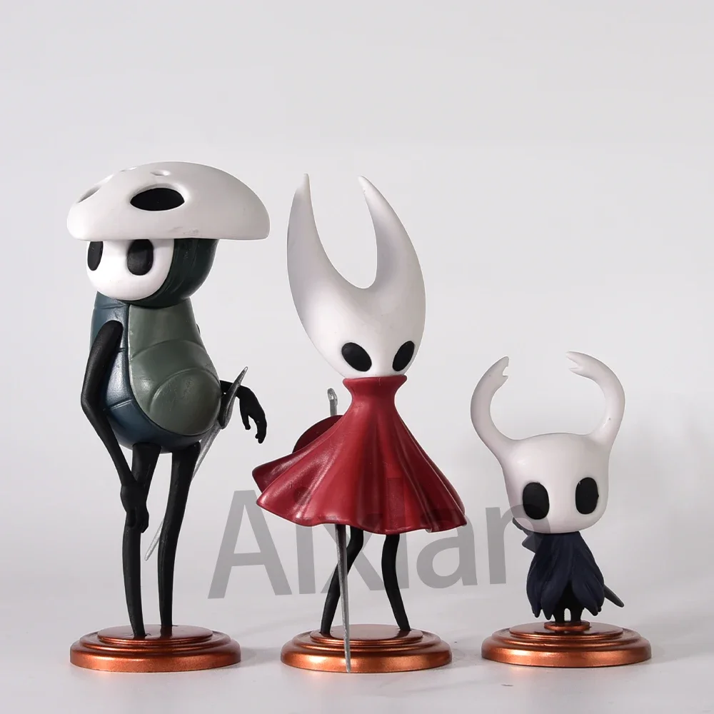 3 Pz/set Gioco Hollow Knight: Silksong Figura Kawaii Q Versione Piccolo Cavaliere Anime Figura Wasp Girl Figurine Collezione IN PVC Giocattoli