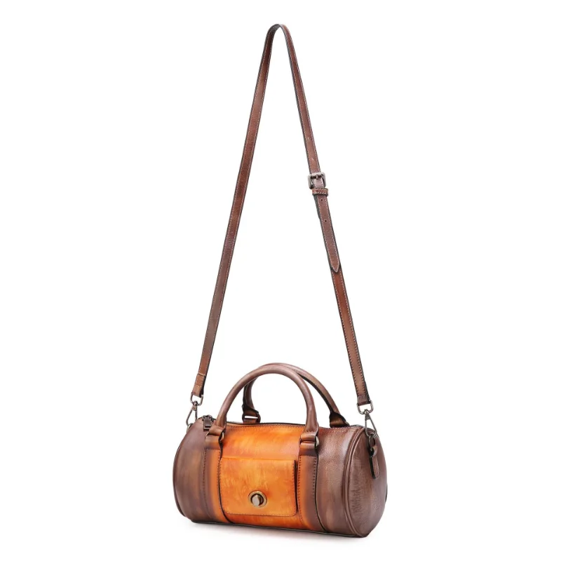 Bolsa de Ombro Única Couro Genuíno para Mulheres, bolsa macia travesseiro, bolsa mensageiro de alta qualidade, crossbody luxuoso, versátil requintado