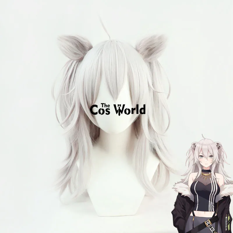 Virtual YouTuber VTuber Shishiro Botan Anime Cosplay Wigs Fiber Heat Resistant Synthetic Hair + Wig Cap - Image 3