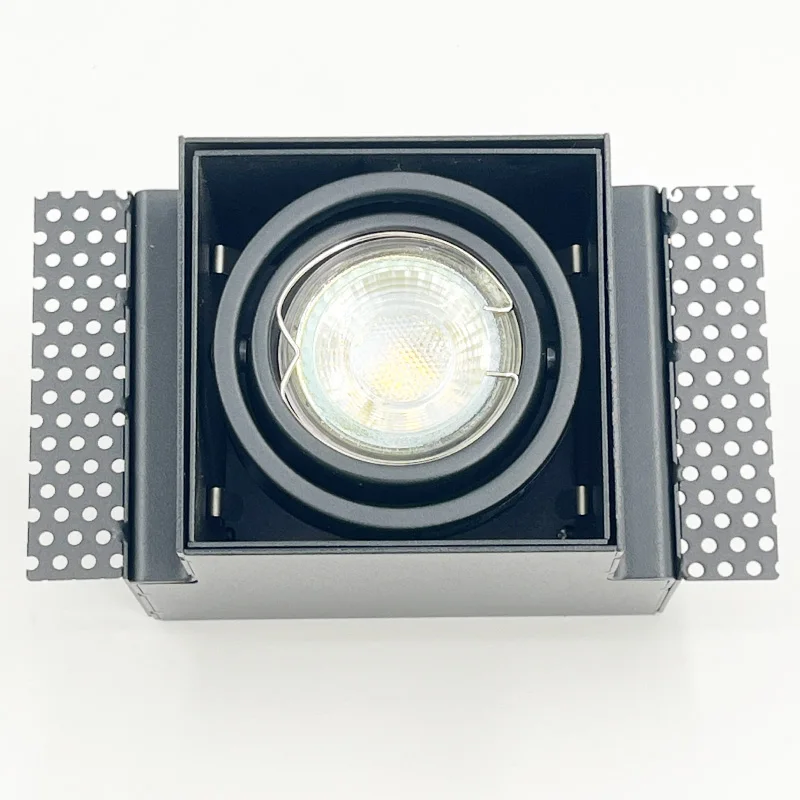 Modern COB Recessed LED Lighting Indoor Iron Body LED Grille Downlight for Living Room Elegant Indoor LED Lighting