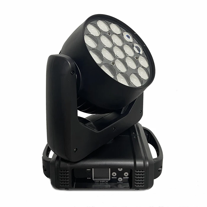 LED Moving Head Light 4-in-1 19x15W RGBW Zoom Lighting DXM ist geeignet für DJ Disco Bar Party Bühnenbeleuchtungsausrüstung. – Detail 4