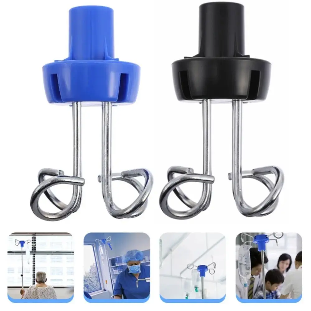 Stainless Steel Vertical Infusion Stand Four Hooks Easy Installation Infusion Rack Inverted Hook Professional Grade Iv Pole Hook