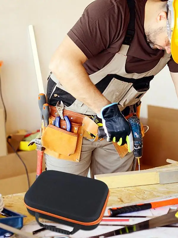 Portable Electric Drill Tool Storage Bag Oxford Cloth Electrician Hardware Organizer Pouch Multipurpose Drill Tool Carrying Case