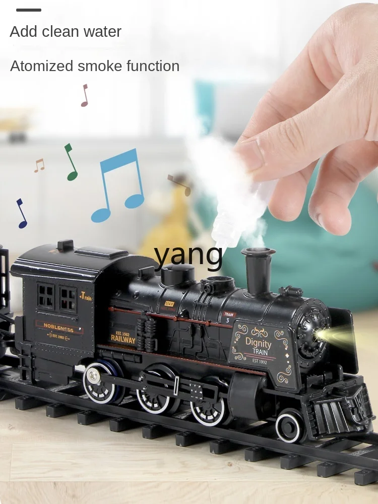 CX Train Toy Rail Car Alloy Simulation Steam 5 Puzzle 3-6 Years Old