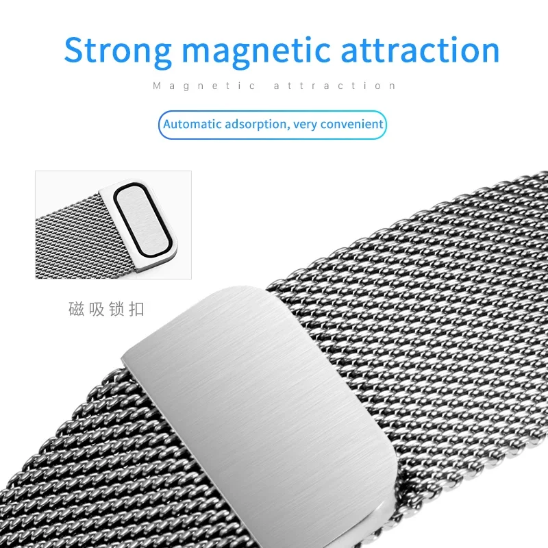 Milan Magnetic Loop Strap For Redmi Watch 3 Active Smart Replacement Bracelet For Xiaomi Redmi Watch 3 Lite Metal Wrist Band