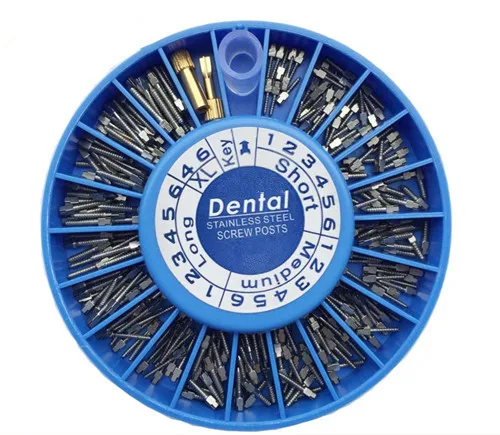 Dental Screw Post Gold Plated Screw Post 120pcs Dental Materials For Dentist Tool Dentistry