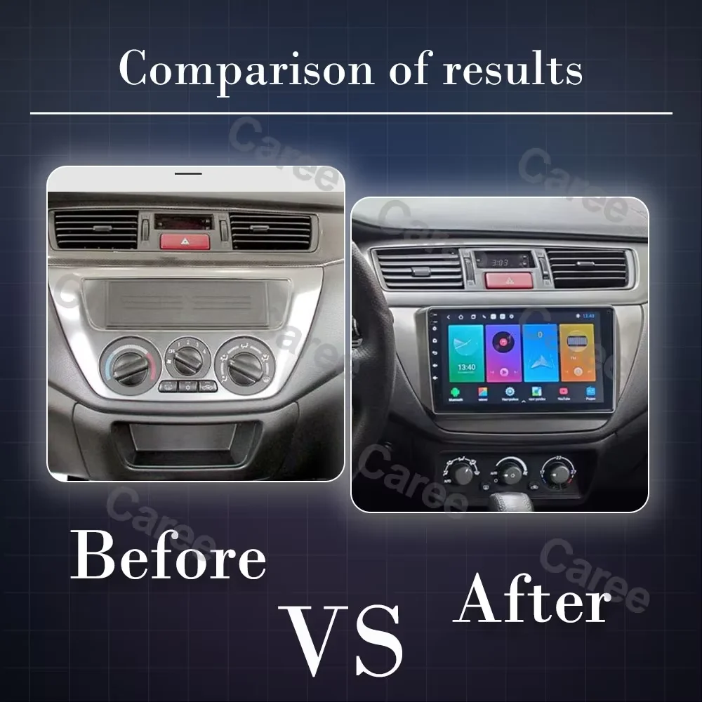 For Mitsubishi Lancer 9 CS 2000 2001 2002-2010 Car Radio Carplay multimedia video player GPS DSP Car Autoradio 2din Android 14
