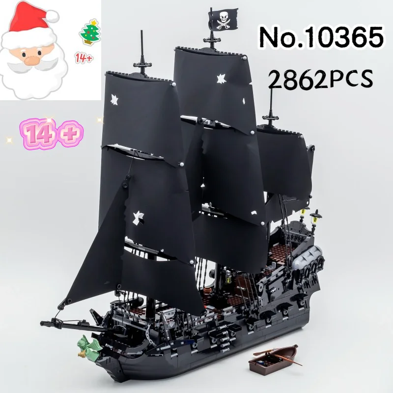 

Best seller Pirate Ship Building Blocks 10365 Vessel Sailboat Ship Model Bricks Assembling Toys For Kids Adult Birtthday Gifts