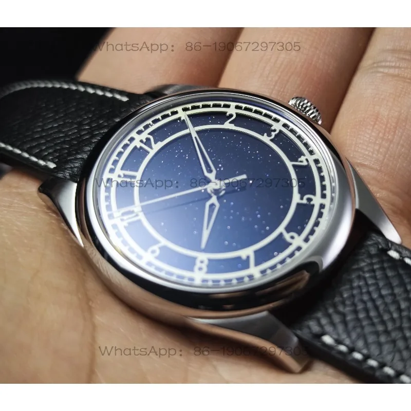 New Gemstone Plate Watch Movement Mechanical Watch Blue Sandstone Green Sandstone Star