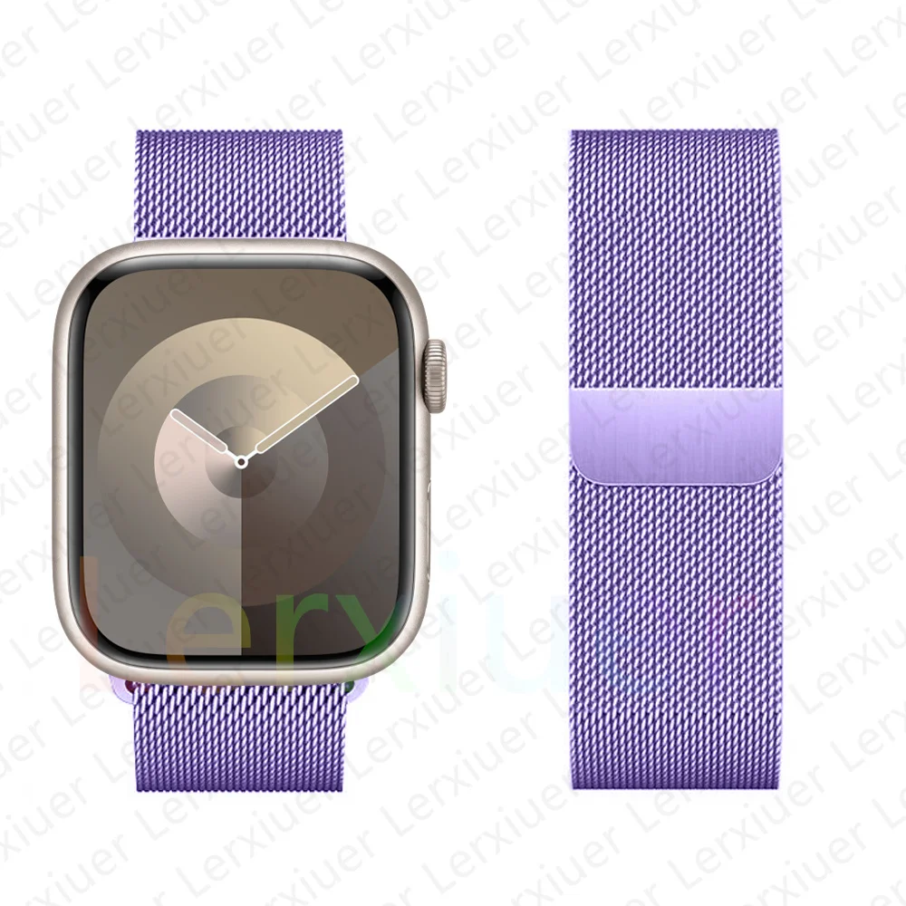 Milanese Loop für Apple Watch Armband 46mm 44mm 45mm 40mm 42mm 41mm 38mm 49mm Armband iWatch Serie 10 Ultra 2 9 8 SE 7 6 5 Band