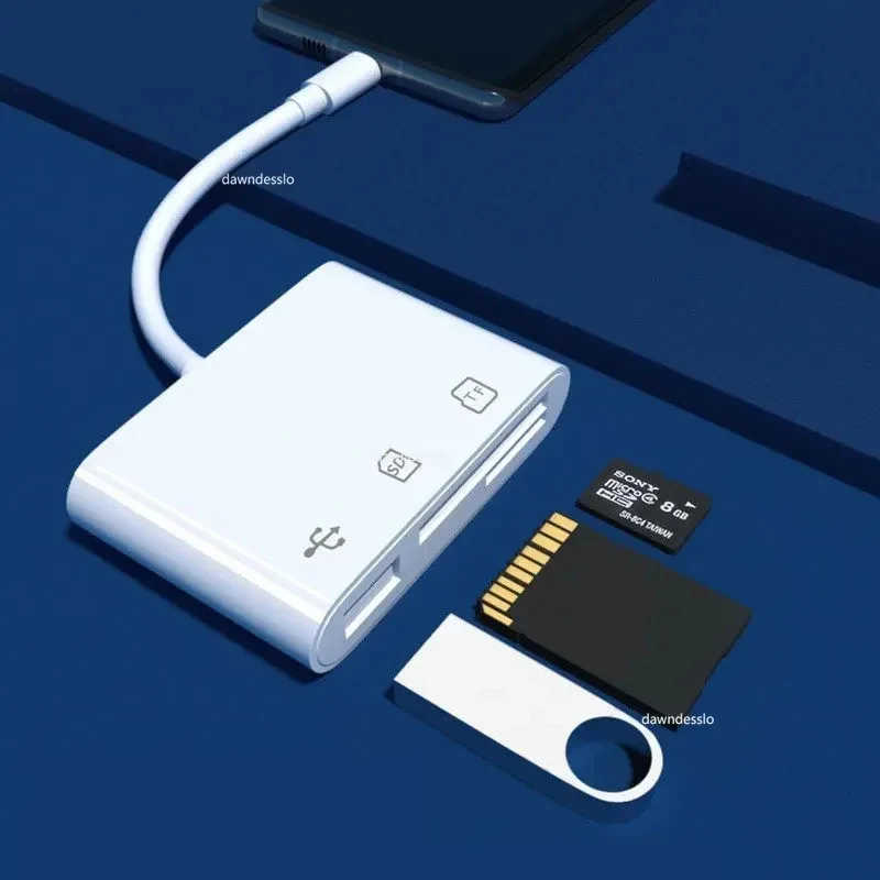 1-5pcs Type-C Micro Adapter TF CF SD Memory Card Reader Writer Compact Flash USB-C for Pro Huawei for Macbook USB type c adapter