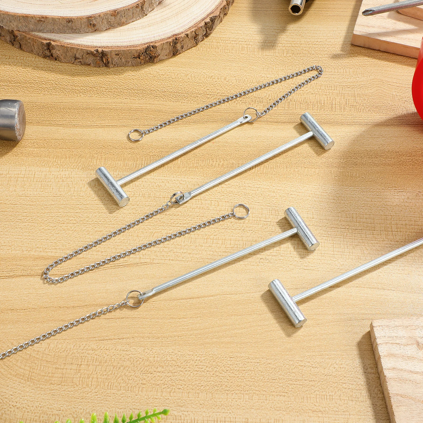 

4pcs Fire Hydrant Button Hammer Durable Emergency Fire Safety Tool For Activating Alarms Compact Rescue Hammer