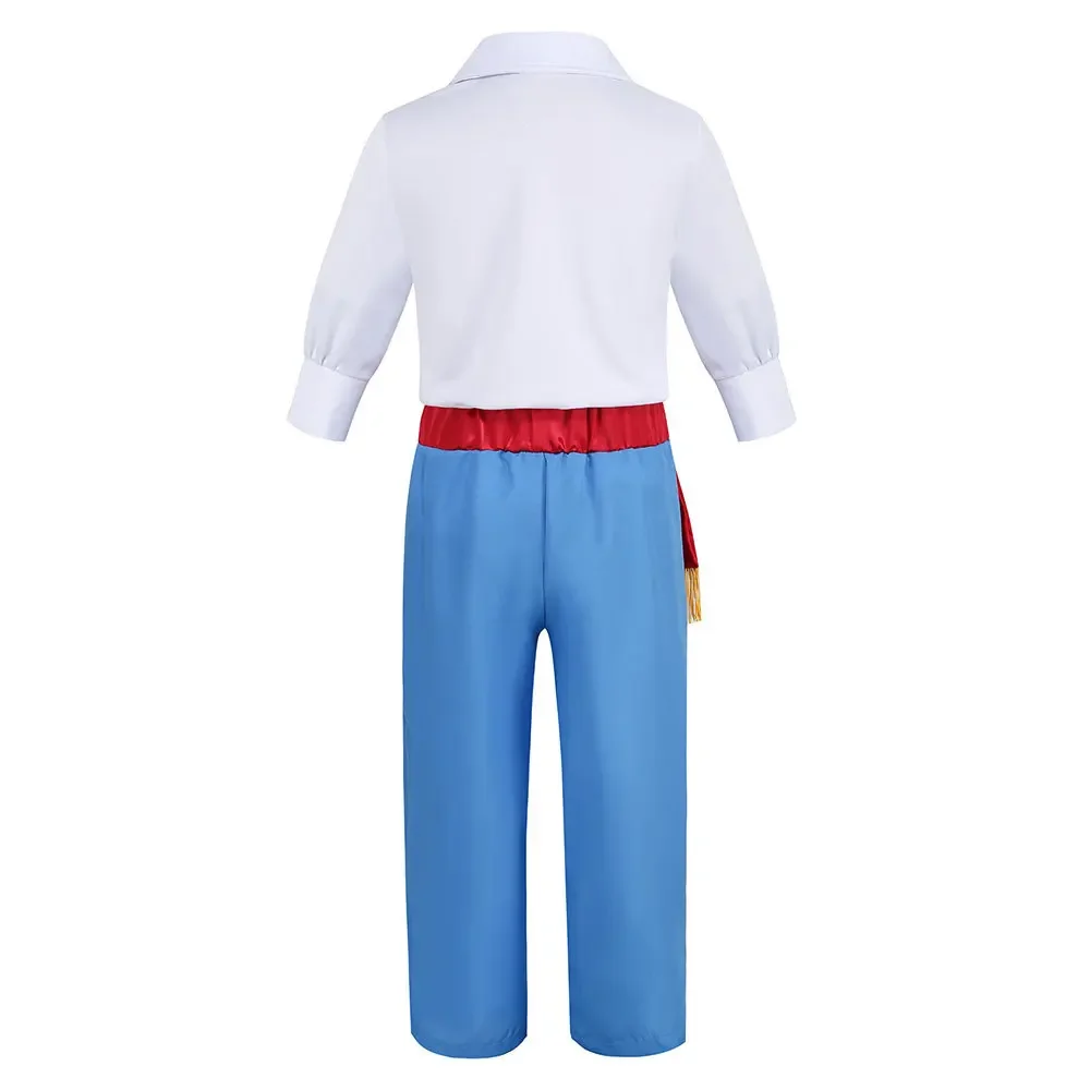 New Halloween Boys Prince E-Eric Cosplay Costume Child Fantasy Royalty Clothing Set Birthday Party Kids Prince Charming Costumes