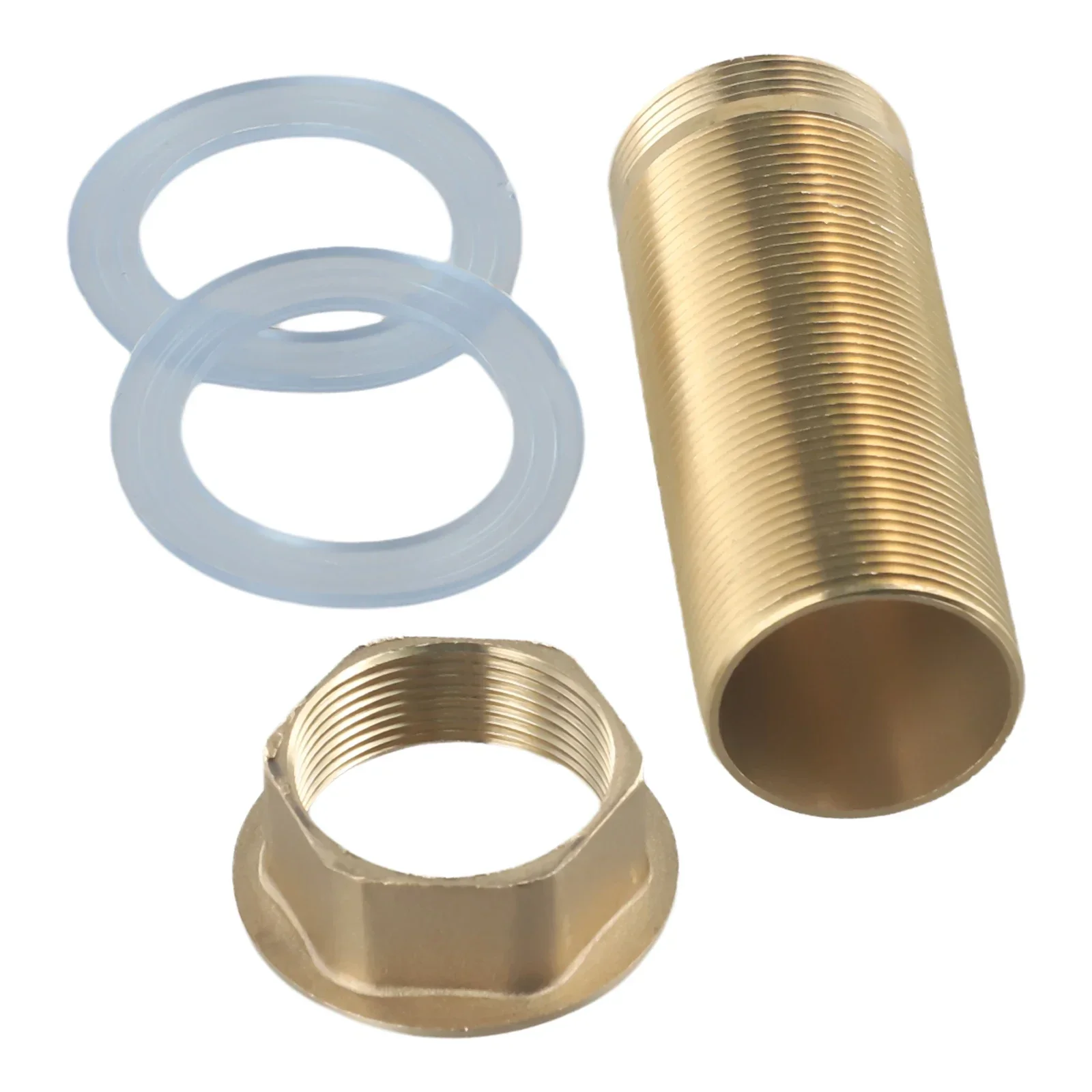 Kitchen Basin Mixer Tap Repair Fitting Kit Threaded Brass Tube Nut Install Parts For Faucet Repair Kitchen Faucet Accessories