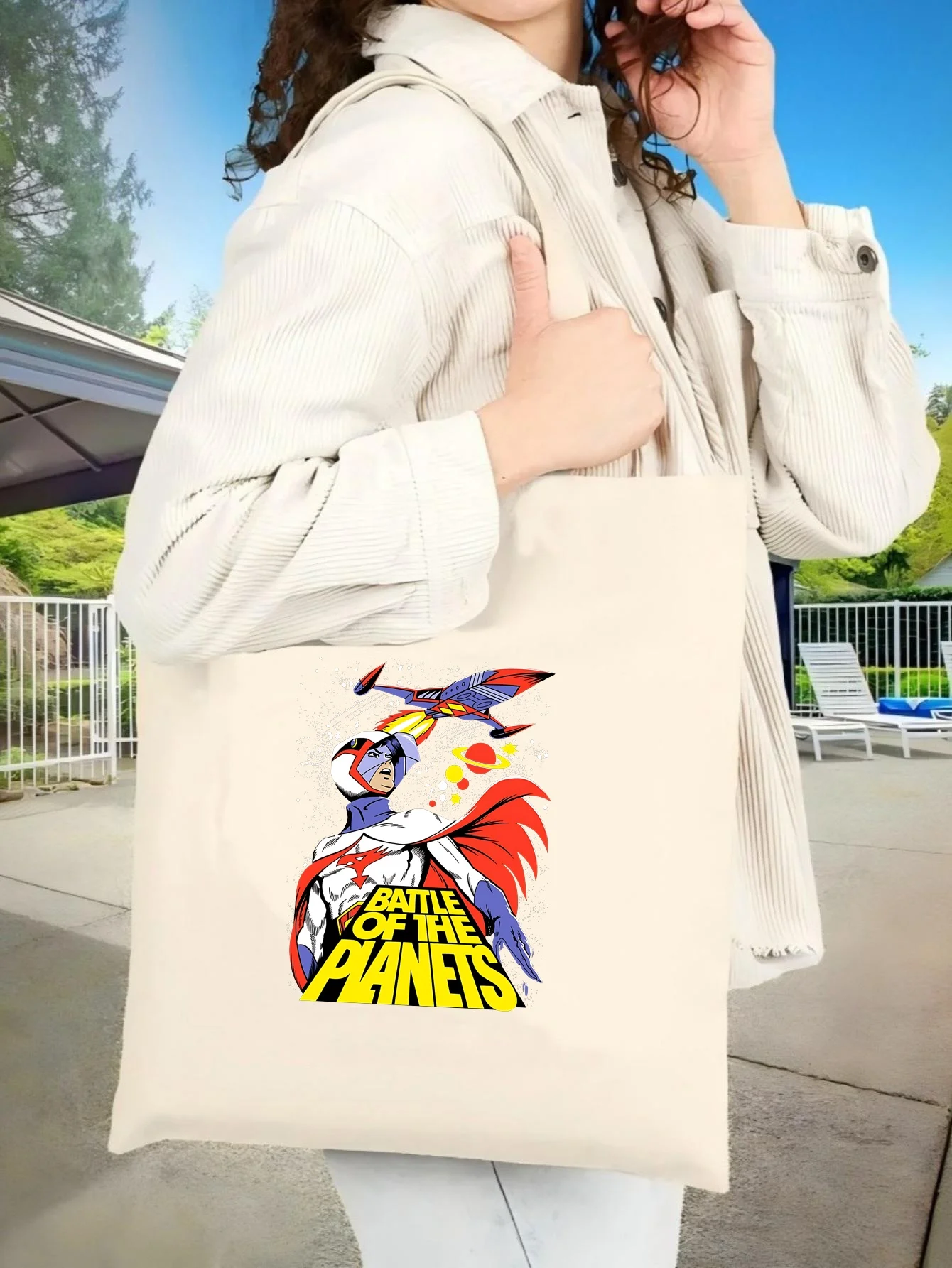 

Сумка-тоут Battle of the Pla 2026: Новинка, унисекс, из холщовой ткани, вместительная, прочная, многоразовая, многофункциональная, на плечо, для повседневного использования/путешествий