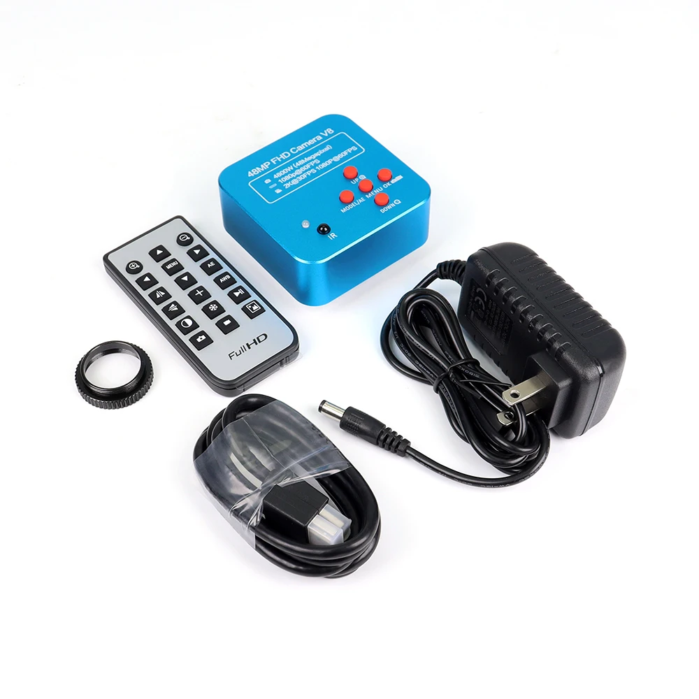 2026 Sanqtid TD-4800 LED Microscope Camera 48MP HD USB/ Dual-Mode with Photo/Video/Measure Functions