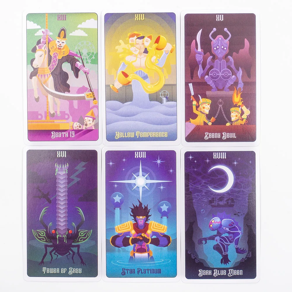 JoJo's Bizarre Adventure TAROT & The Nine Gods Cards Tarot Leisure Entertainment Game Card Family Gathering Divination Deck