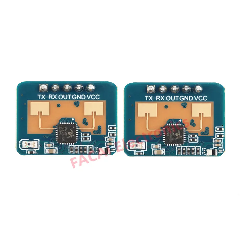 5pcs/1pc HLK-LD2410C LD2410C 24Ghz Human Presence Sensor Millimeter Wave Radar Module Non-contact Heartbeat Motion Detection