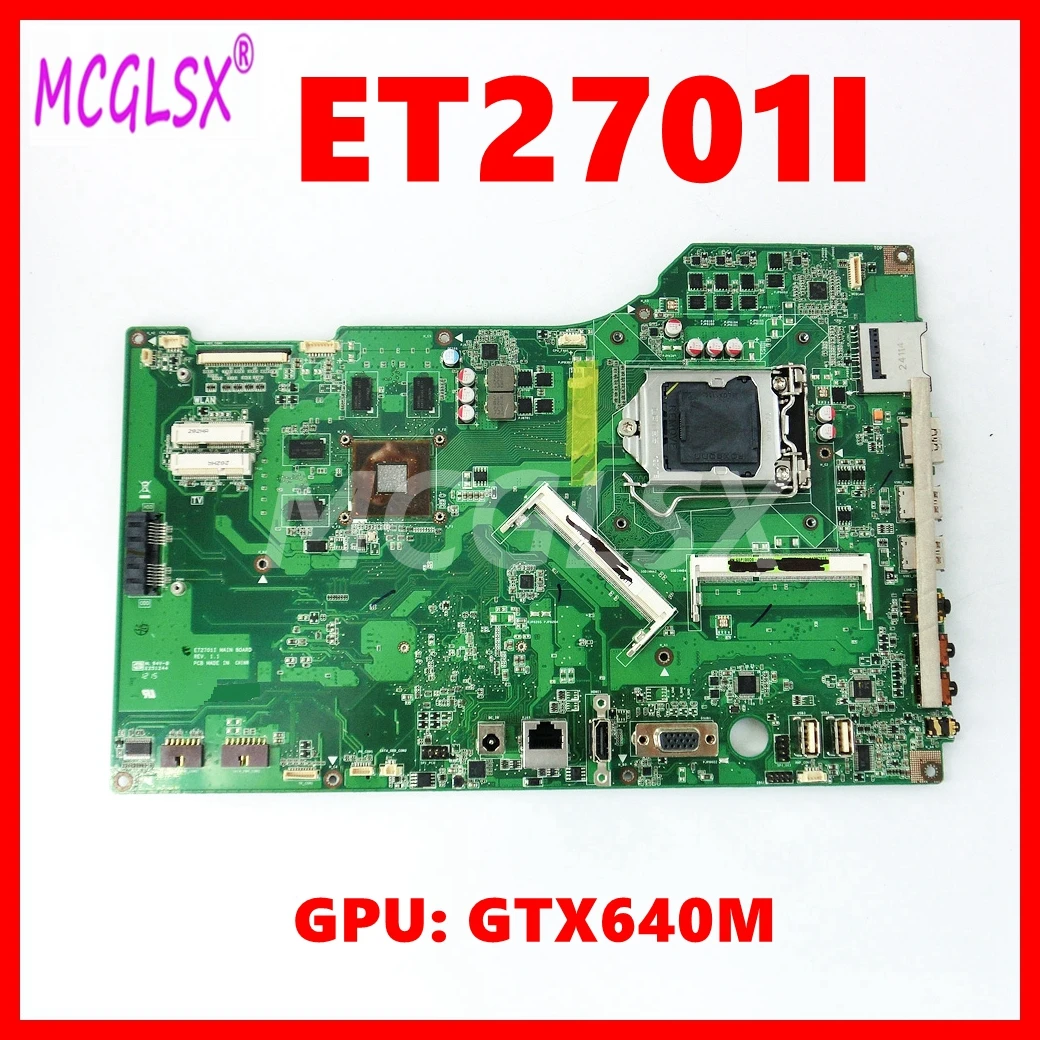 ET2701I  GT640M-V1G GPU Mainboard 60PT00D0-MB4A020 REV 1.1 For ASUS ET2701 ET2701I Motherboard