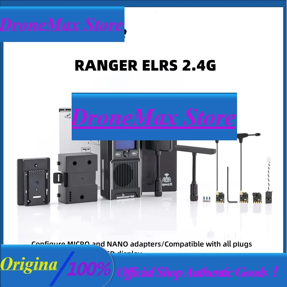 DroMaRadioMaster RANGER ELRS High-Frequency Head Faraway Crossing Machine Remote Control TX16S/ZORRO Applicable