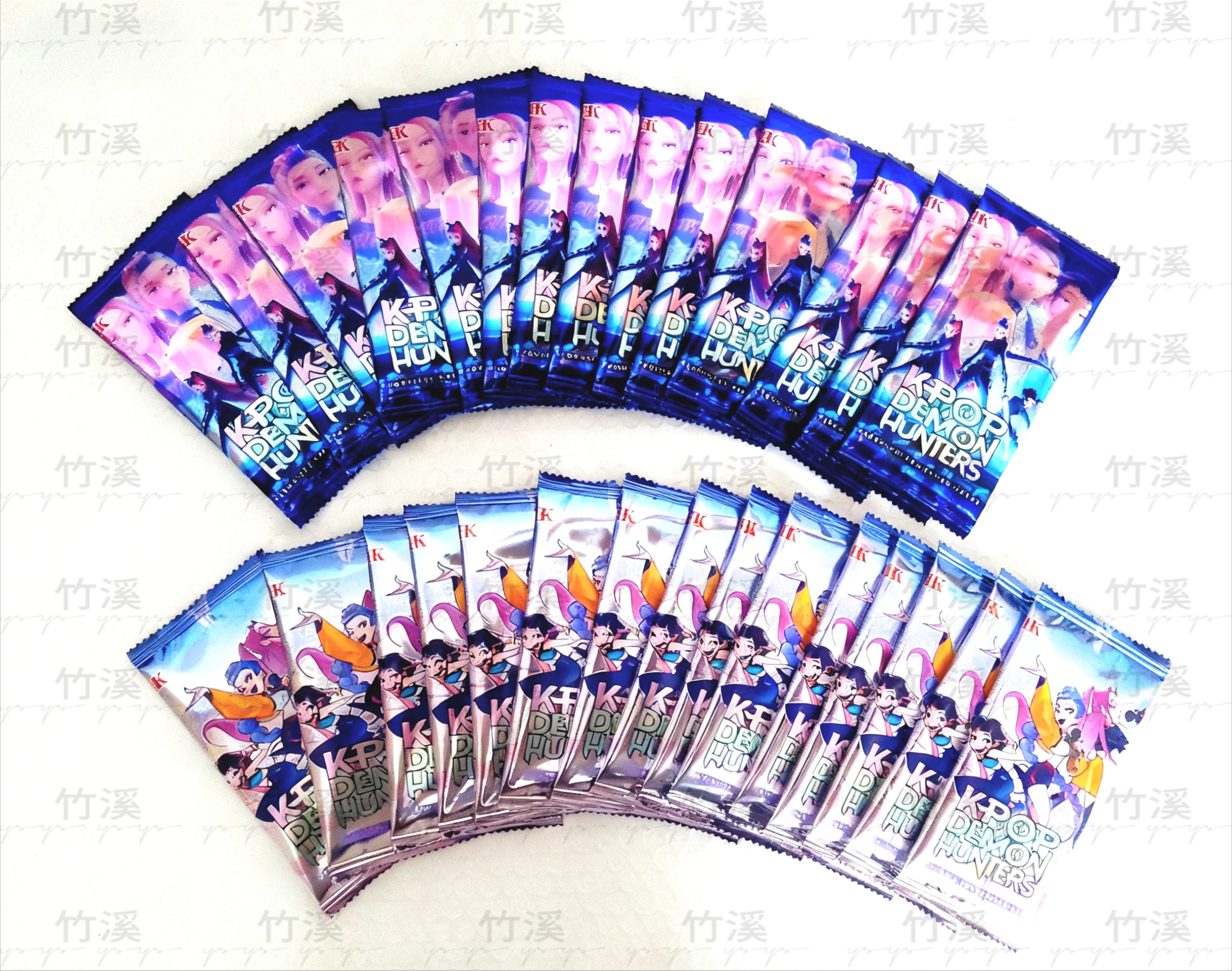 Boîte aveugle Huntrix Rumi Mira Zoey, cartes de collection Anime Kpop Demon Hunter, feuille Laser et sac mystère, cadeau Surprise