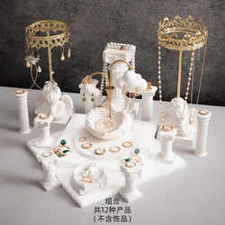 Jewelry display frame creative plaster trinket ring earrings necklace shelf collection frame jewelry display props shoot