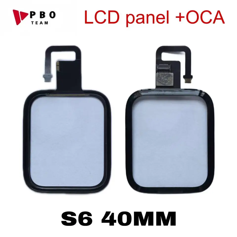 38mm 42mm 40mm 44mm Pantalla Táctil Digitizer Reemplazo para Apple Watch Series S1 S2 S3 S4 S5 S6 S7 SE SE2 de Panel LCD +OCA 6