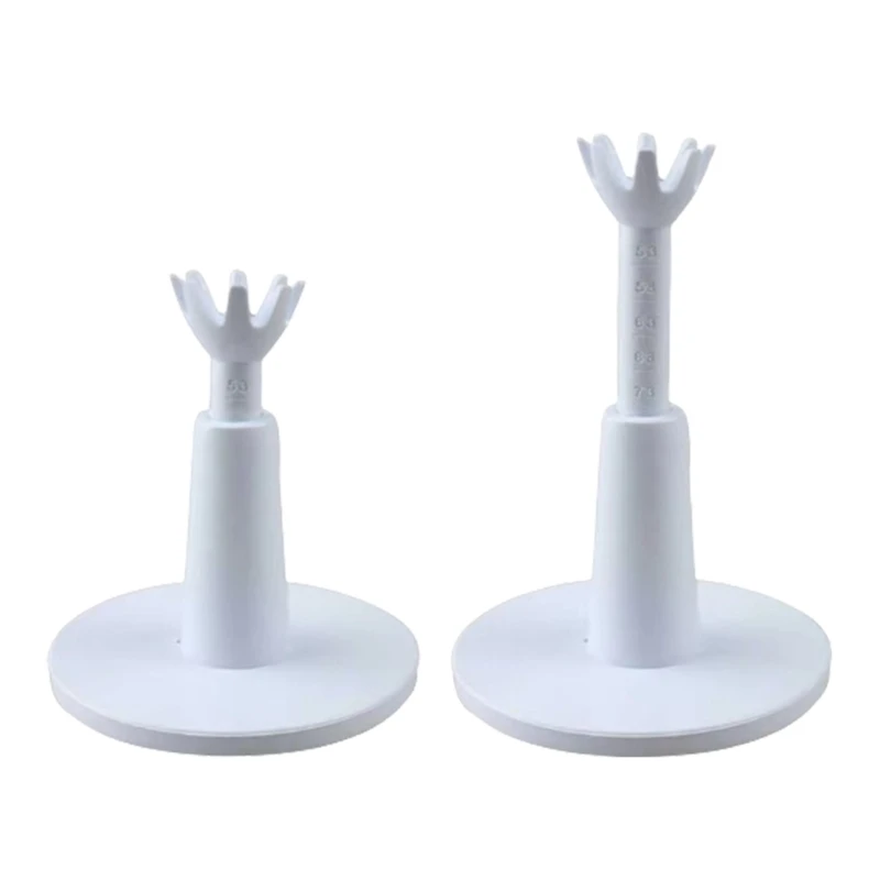 Golf Tees Rubber Materials White Unbreakable Designs Suitable For Golf Training and Practice, Adjustable in Height