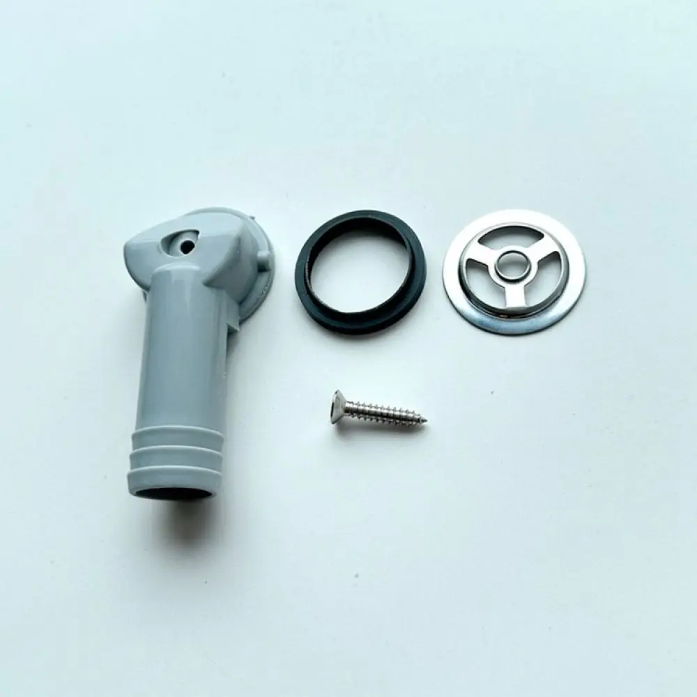 Kitchen Basin Overflow Round Connector Stainless Steel Fitting For Quartz Stone Sink Laundry Tub Efficient Drainage Accessory