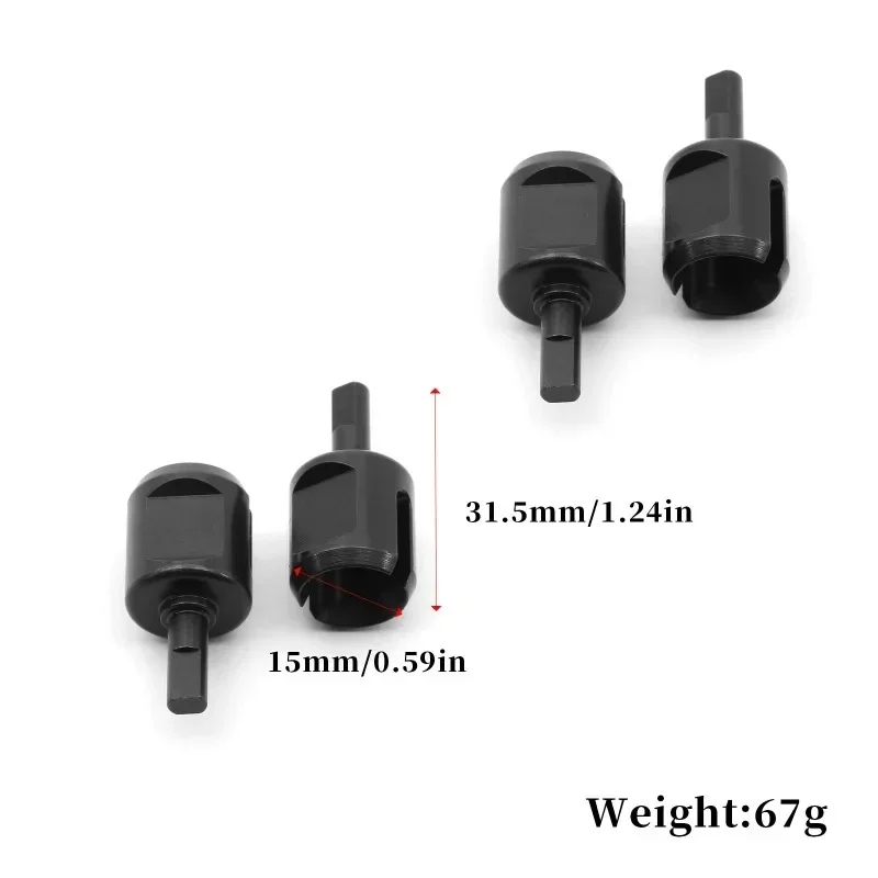 Tazza del giunto del cambio in acciaio tazza differenziale tazza Diff per Tamiya TT01 TT02 DT03 DF02 TT02B 1/10 RC parti di aggiornamento per auto