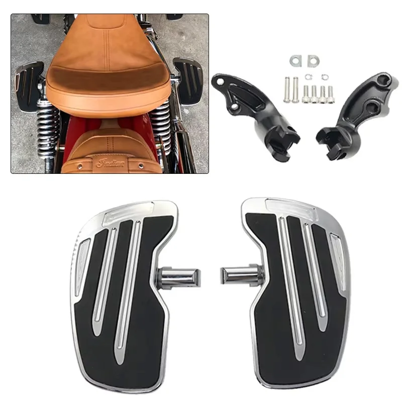 For Indian Scout / Sixty / Bobber 2016-2021 2019 2020 Motorcycle Rear Foot Controls Foot Peg Pedal Footrest Extension Footpeg