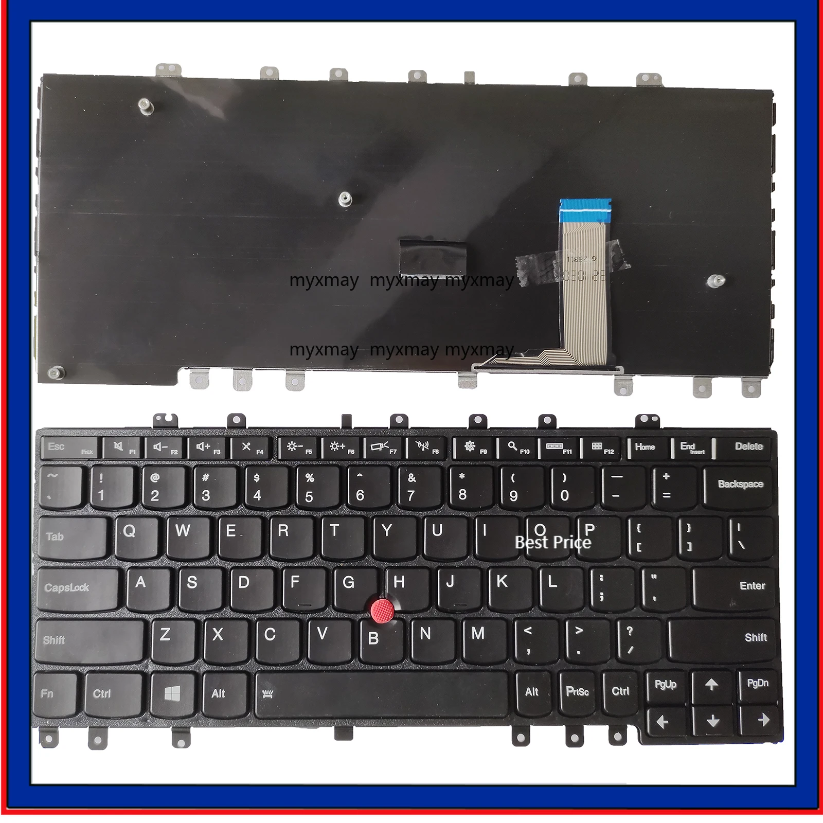 

Laptop Replacement US Layout Keyboard for Lenovo ThinkPad YOGA S1 S240 YOGA 12 TP00062A/B