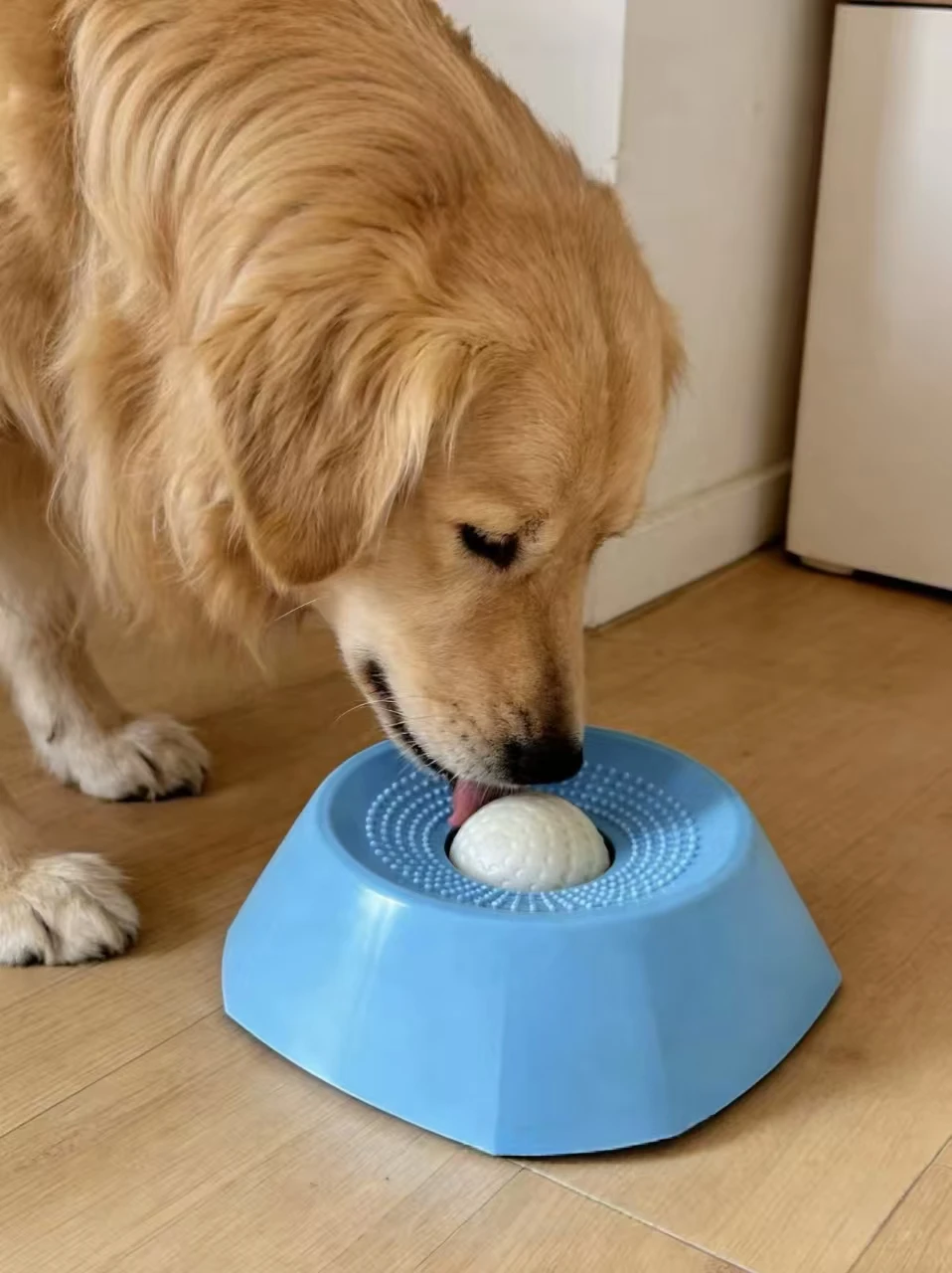 Nuevo y popular comedero lento antiasfixia para perros, diseño esférico, rompecabezas interactivo, alimentador saludable para mascotas