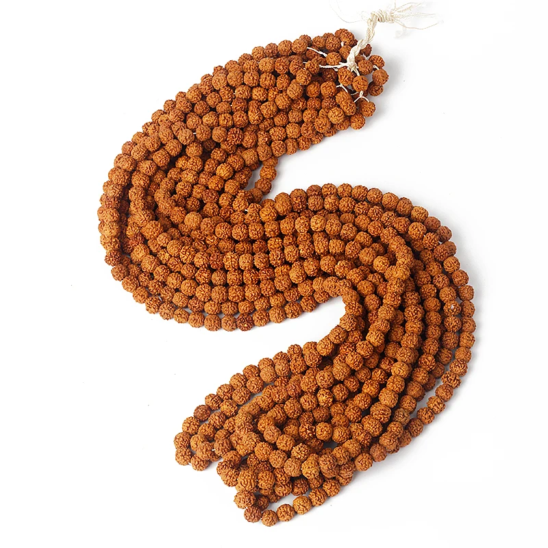 108pcs Ethnic Vajra Bodhi Rudraksha Beads For Making Bracelet Accessories Meditation Mala Prayer Tibetan Buddhism