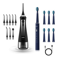 SEJOY Oral Irrigator Dental Water Flosser & Electric toothbrush Oral Dental Care Kits Rechargeable, Portable