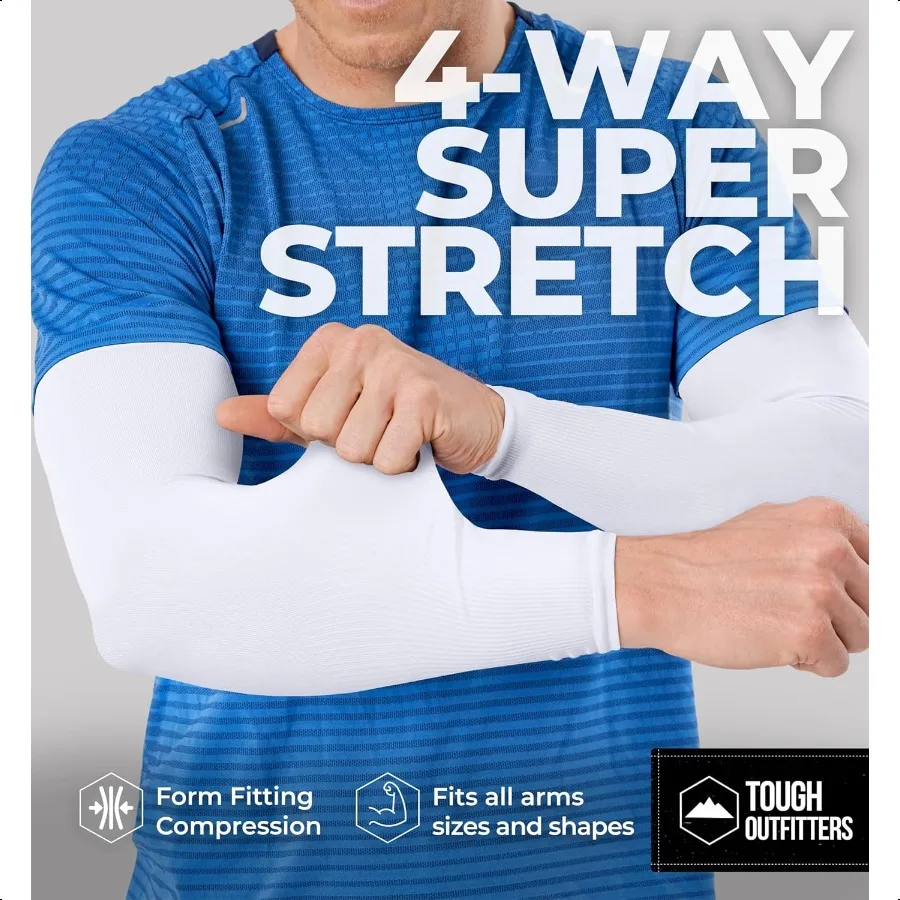 أكمام للحماية من الشمس، أكمام ذراع للأشعة فوق البنفسجية للرجال والنساء، أكمام ذراع تبريد الجولف، أكمام شمسية للبيسبول