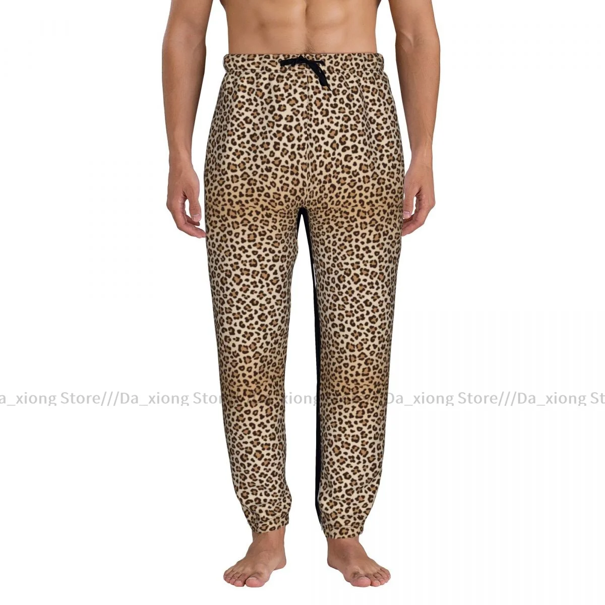 Men Pants Leopard Texture Male Trousers Fitness Sweatpants Streetwear