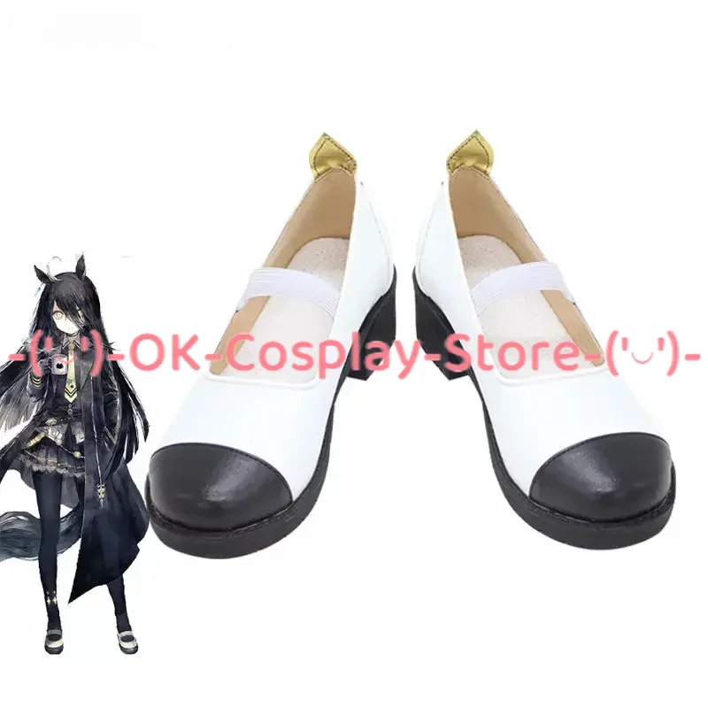 

Game Pretty Derby Manhattan Cafe Cosplay Shoes PU Leather Shoes Halloween Carnival Boots Prop Custom Made