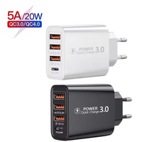 20W 2-Port USB Wall Charger Fast Charging Block, Universal PD Adapter Plug for iPhone 13 12 Samsung Galaxy Xiaomi Mobile Phones