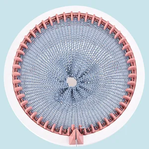 48 آلة حياكة يدوية إبرة ، 6 لفات من خيوط ملونة عشوائيا للبالغين والأطفال ، عباقرة كسالى ، هدايا عيد الميلاد أعلى 6 مبيعات 48 آلة الحياكة الإبر - No5