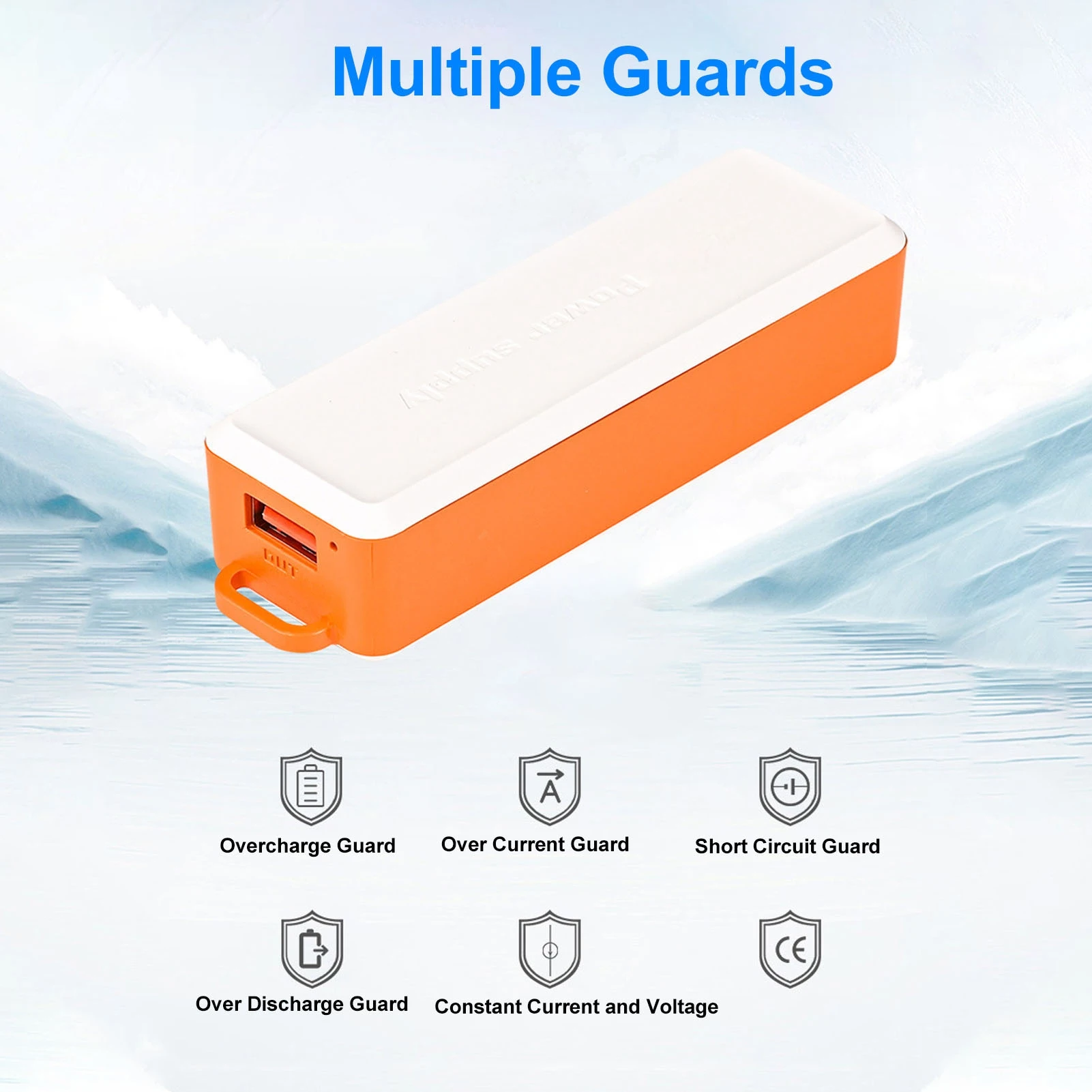 بطارية UPS صغيرة احتياطية 2600 مللي أمبير DC5V 2A مدخل USB DC5V 1.2A مخرج USB مصدر طاقة غير منقطع لكاميرا الأمن #5