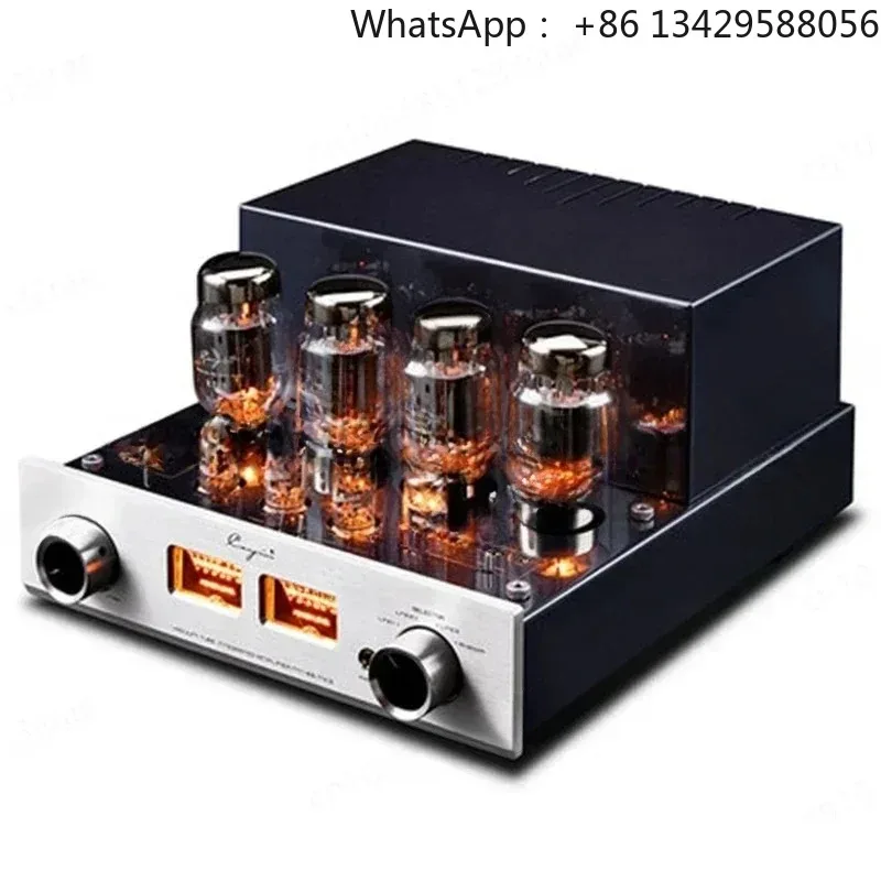 Bluetooth Version KT88/EL34 Vacuum Tube Amp With Headphone Amplifier Bi-Amp Mode One Key Switch