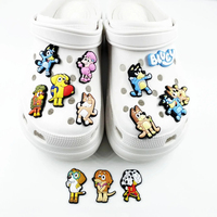 New Jibbitz Bluey Collection Shoe Charms For Clogs Diy Decorations Accessories Sandals Decorate Boy Girls Birthday Gifts