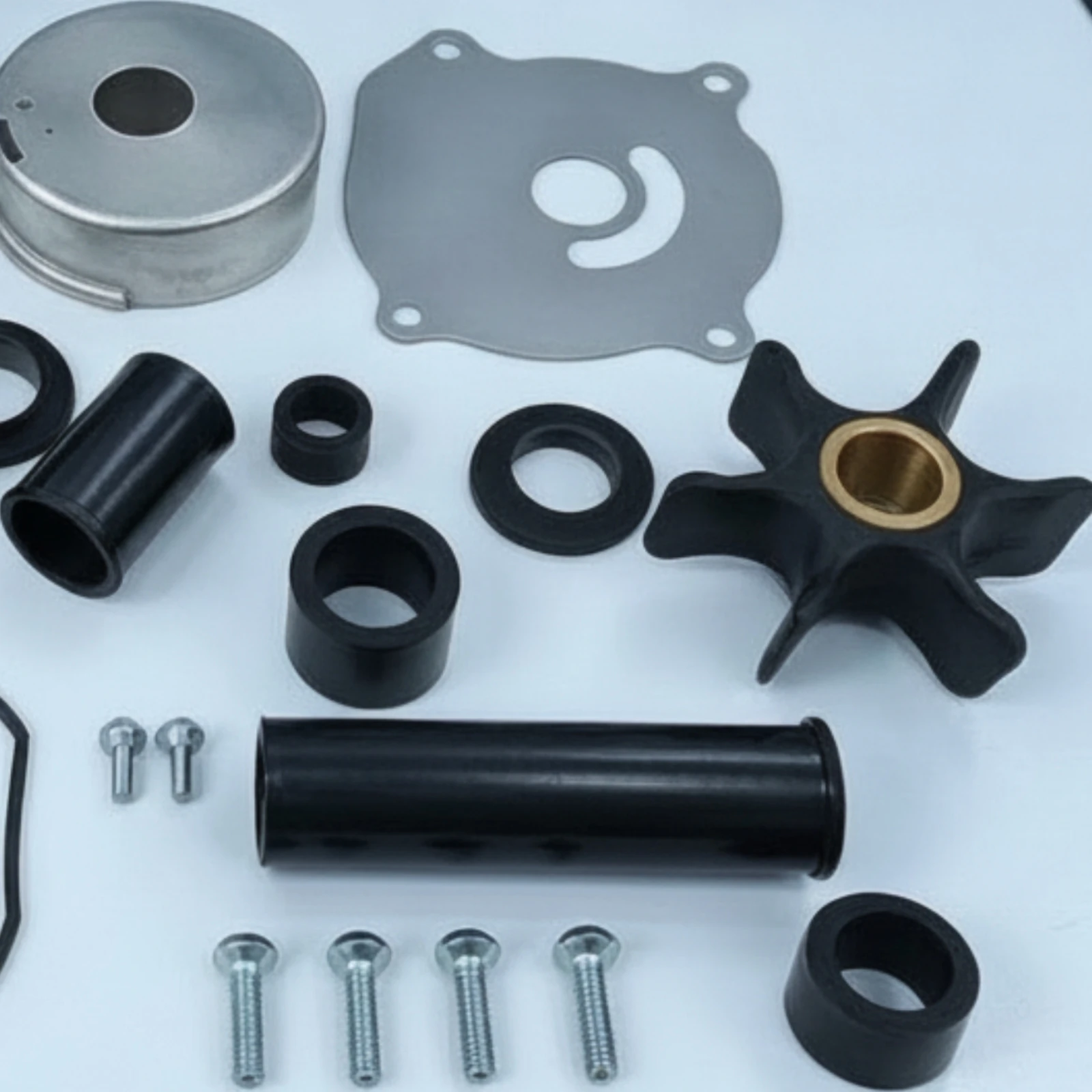 Fiable Water Pump Kit with Housing Outboard Motor Repair Impeller Rebuild Kit for Evinrude 75-250 HP Boat Marine Maintenance
