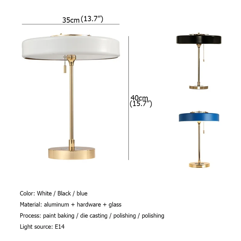 PLLY Contemporary Luxury Table Light Design E14 Desk Lamp Home LED Decorative For Foyer Living Room Office Bedroom